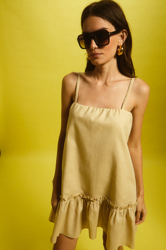 VESTIDO SOLTO COM ALÇA FINA KRONNE