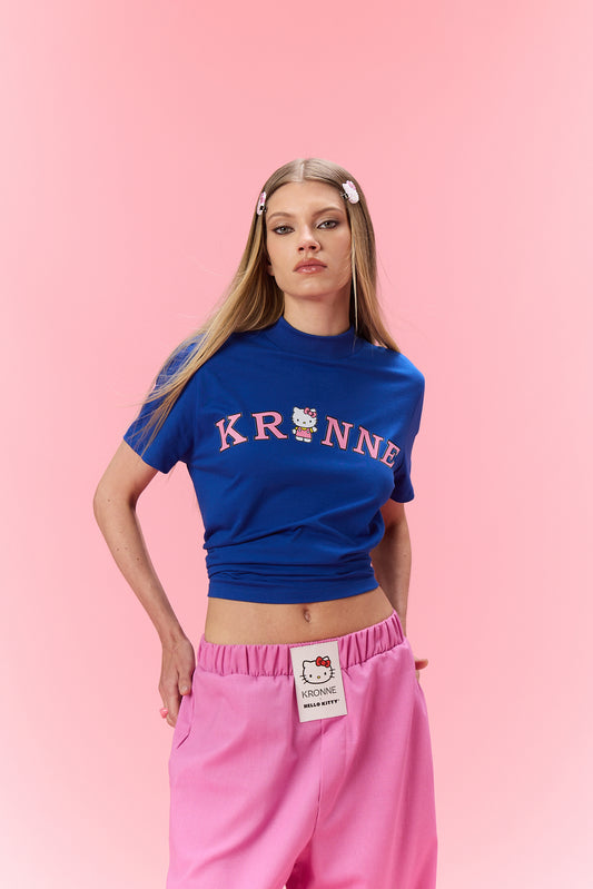 T-shirt gola alta Kronne