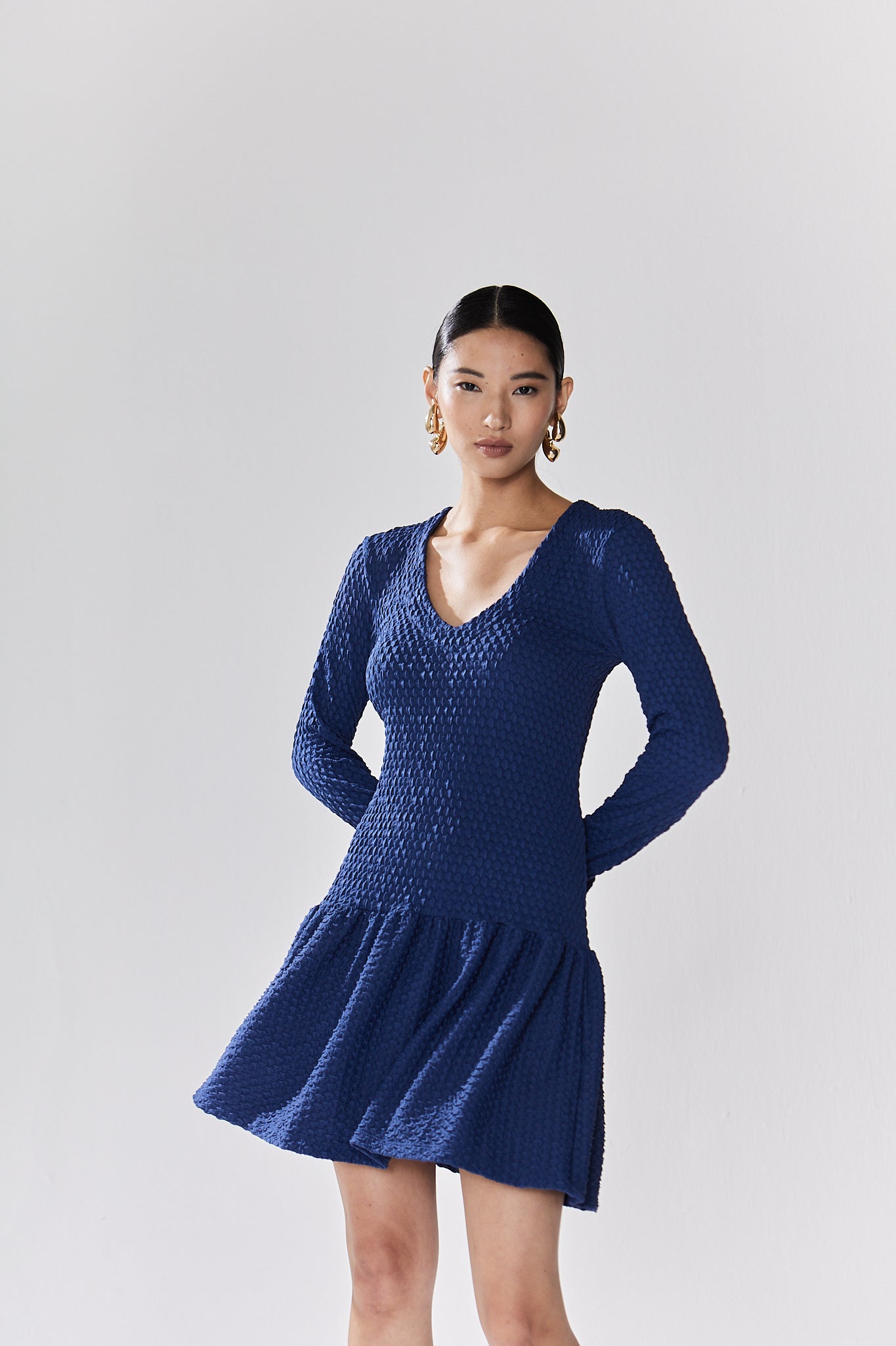 Vestido decote V - Kronne