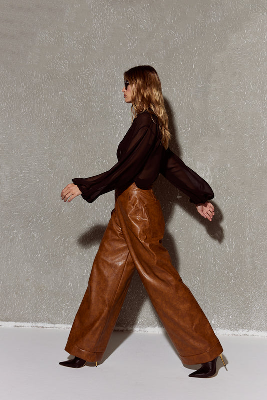 CALÇA CINTURA ALTA KRONNE