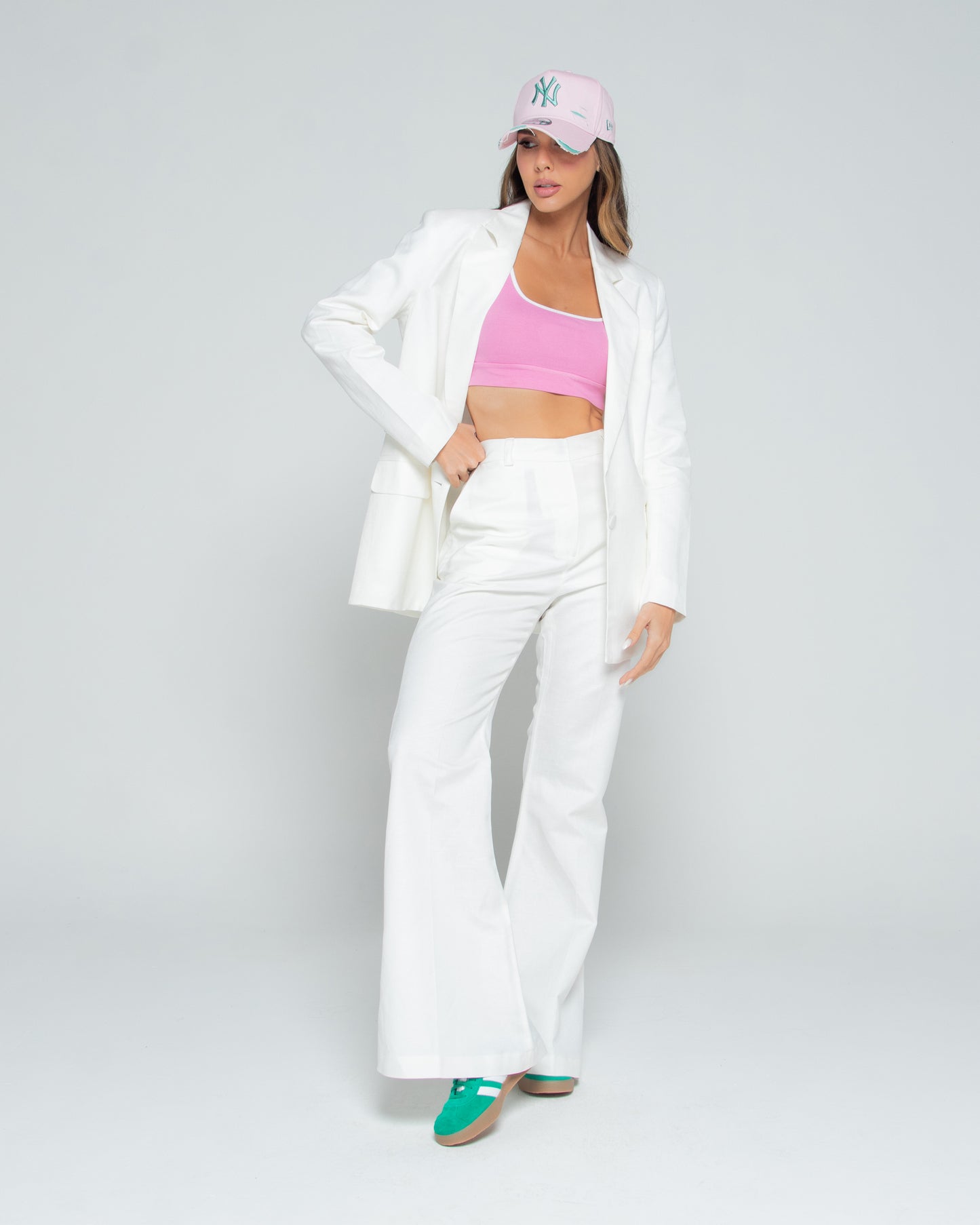 linen flared pants