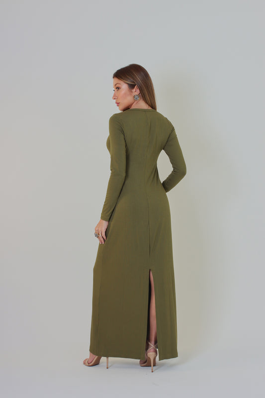 Vestido manga longa - Kronne