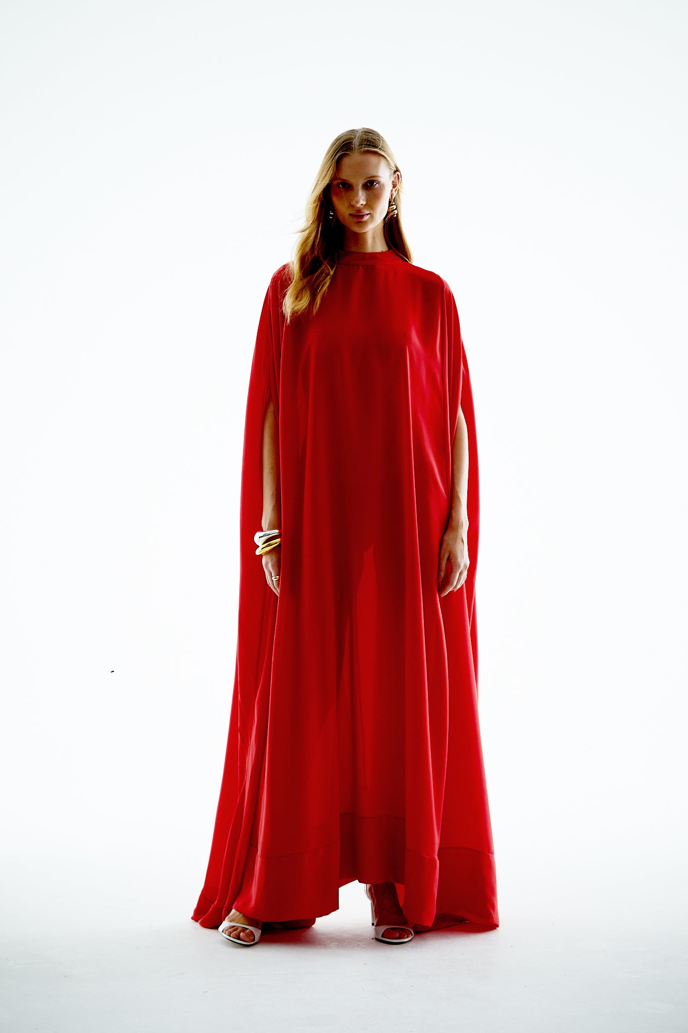 VESTIDO AMPLO SEM MANGAS KRONNE