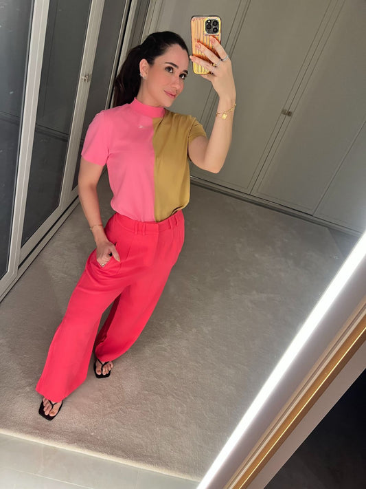 T-SHIRT KRONNE GOLA ALTA DUO