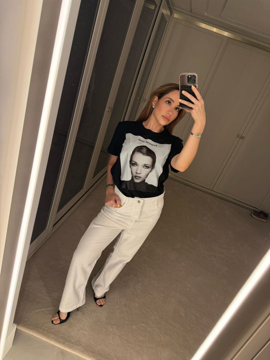 T-SHIRT KRONNE SILK KATE MOSS