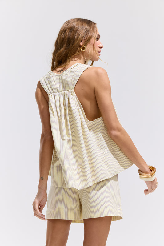 BLUSA OVER LISTRAS KRONNE