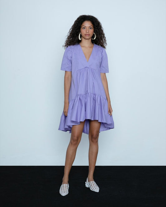 Short dress with cutouts