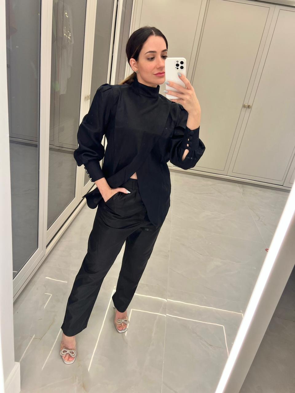 Blusa Transpassada - Kronne