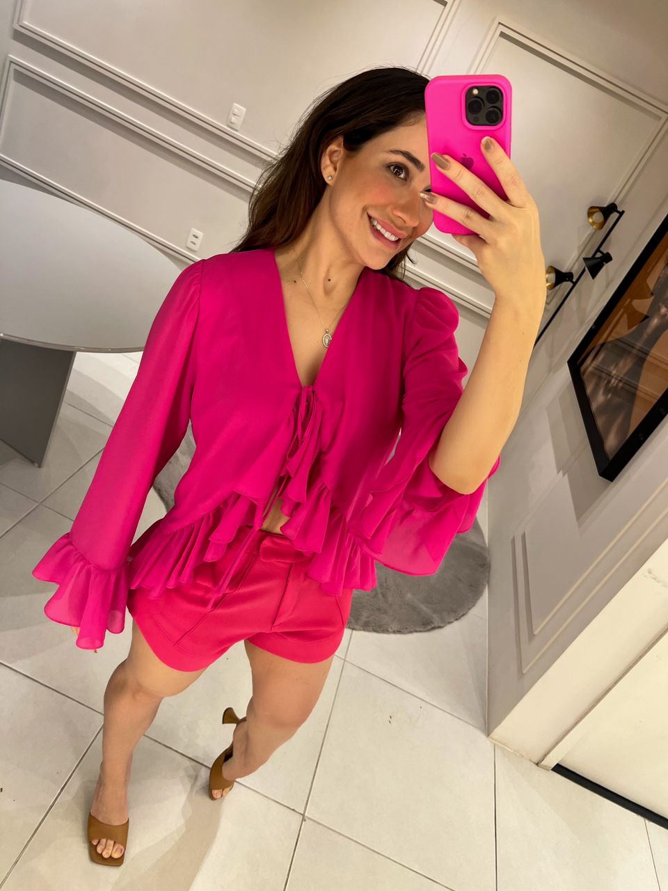 Blusa de babados - Kronne
