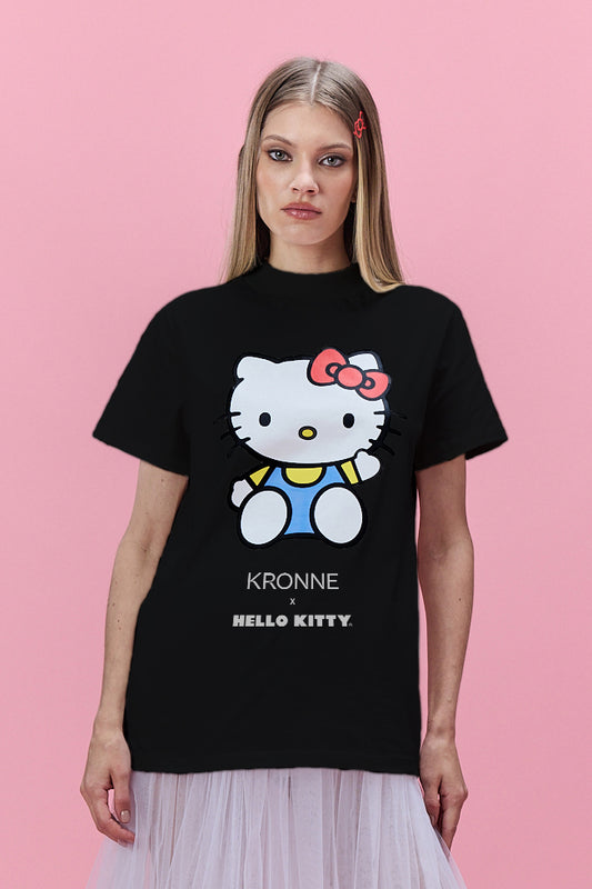 T-shirt gola alta Hello