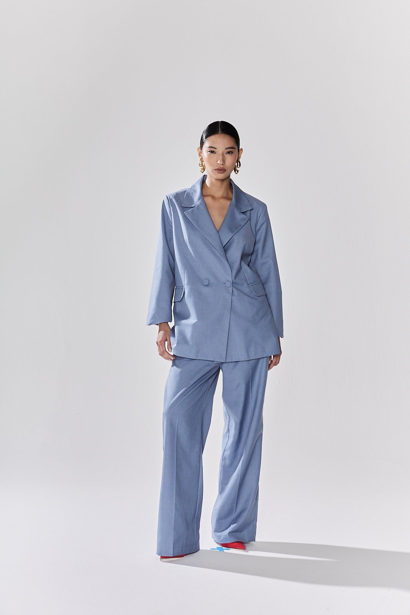 BLAZER OVERSIZED AZUL KRONNE