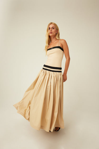 SAIA LONGA COM CÓS LISTRADO KRONNE