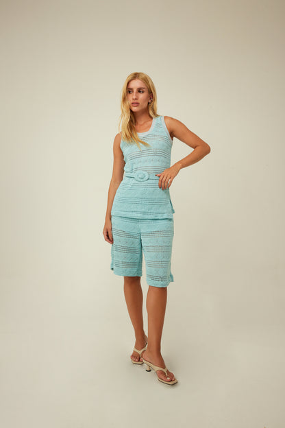 CONJUNTO REGATA + BERMUDA TRICÔ KRONNE