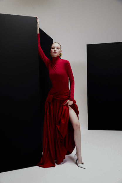 VESTIDO LONGO AMARRAÇÃO KRONNE