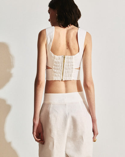 CALÇA ALFAIATARIA RETA LINHO KRONNE