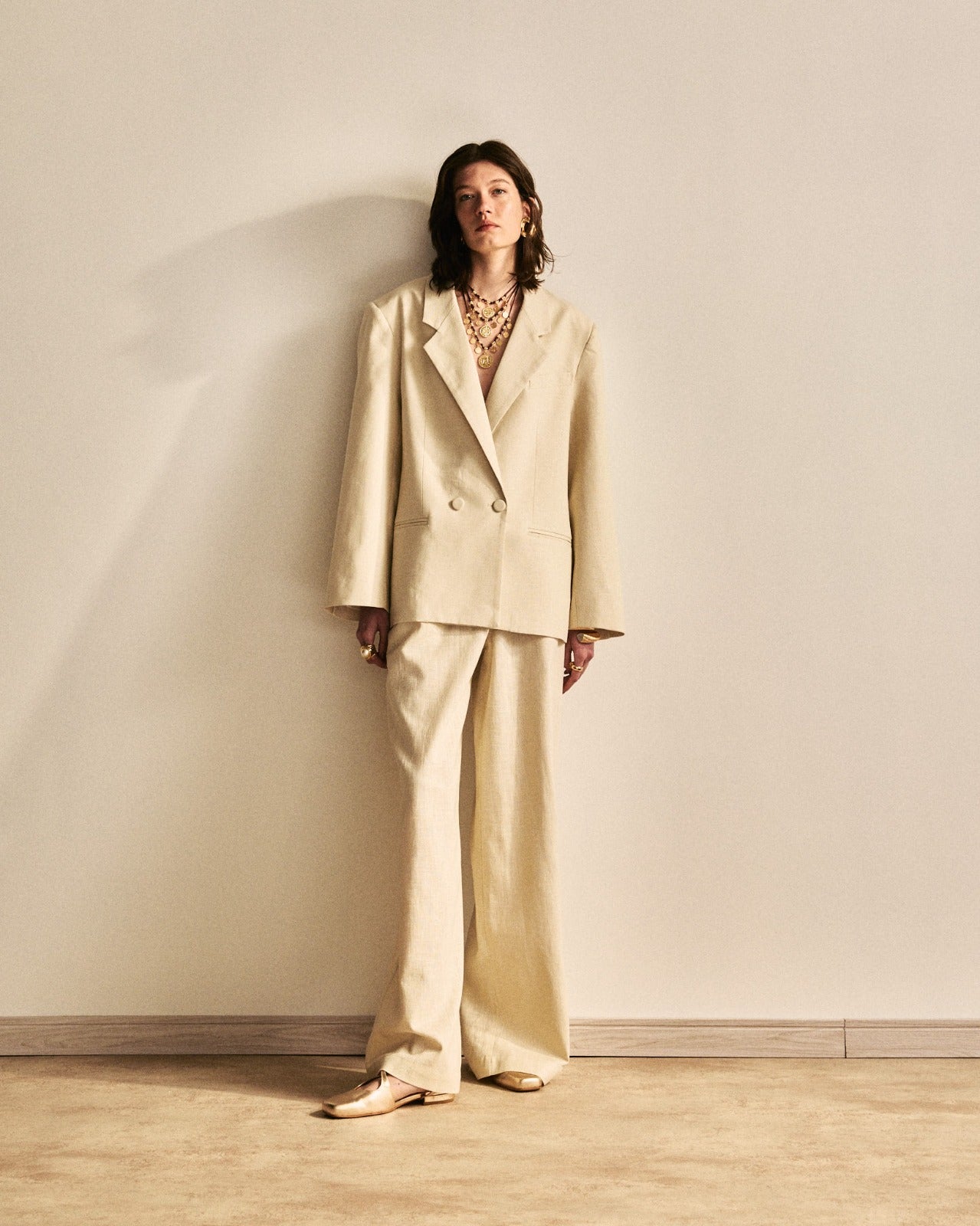 BLAZER OVER LINHO KRONNE