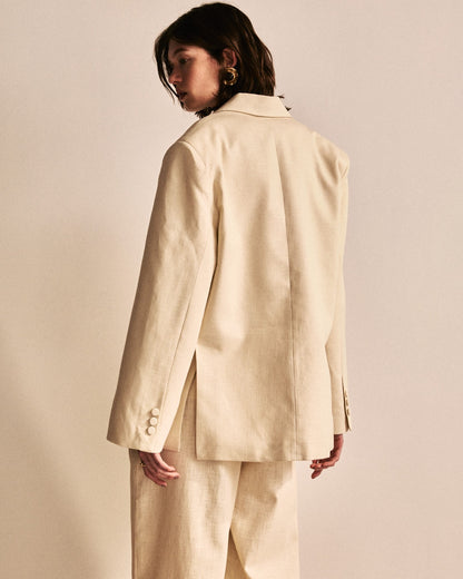 BLAZER OVER LINHO KRONNE