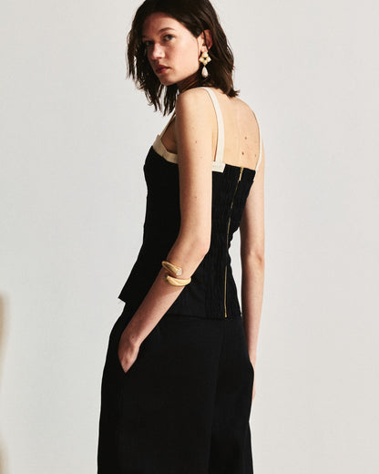 CALÇA ALFAIATARIA LINHO COM CÓS KRONNE