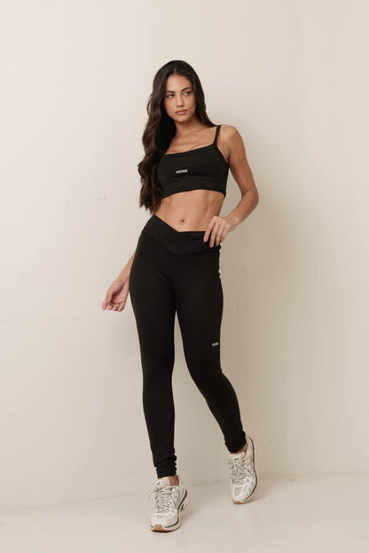 CALÇA LEGGING ESPORTIVA COM LOGO KRONNE