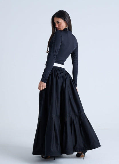 SAIA MIDI BABADO COM PREGAS E COS RETILINEA