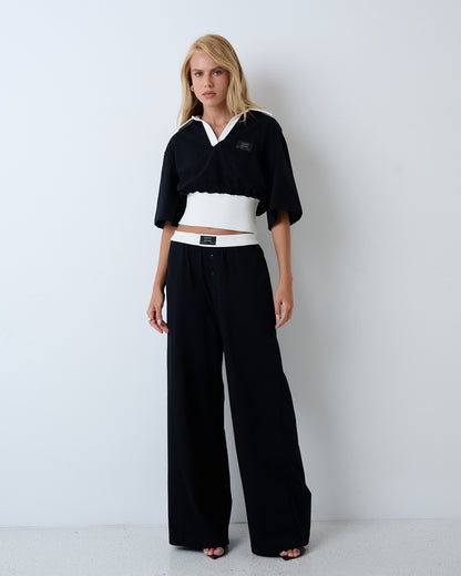 CONJUNTO BLUSA GOLA POLO E CALÇA KRONNE