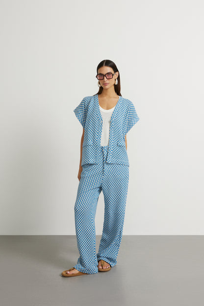 CALÇA TRICOT RETA KRONNE