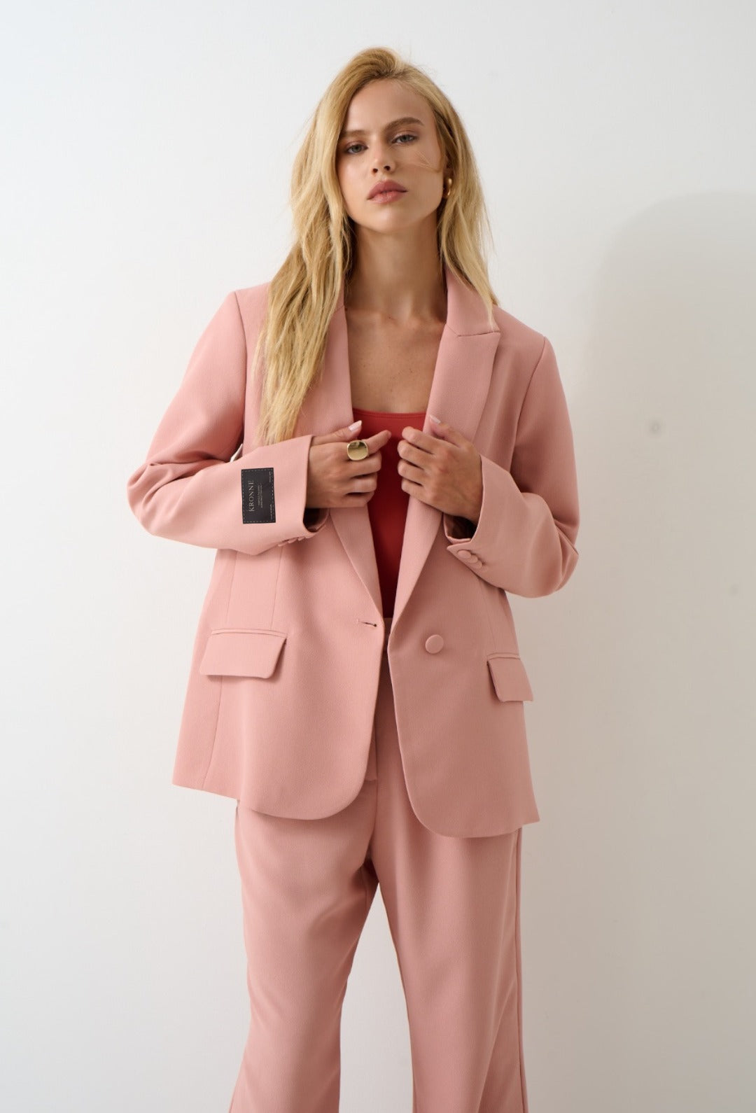 BLAZER SLIM COM FENDA