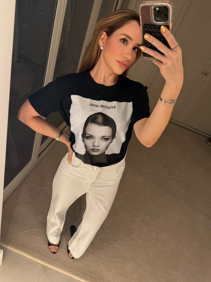 T-SHIRT KRONNE SILK KATE MOSS