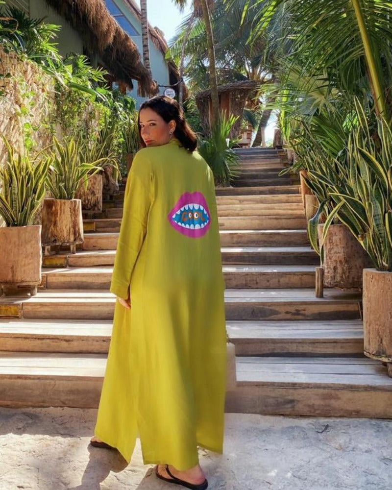 KIMONO KRONNE COM SILK